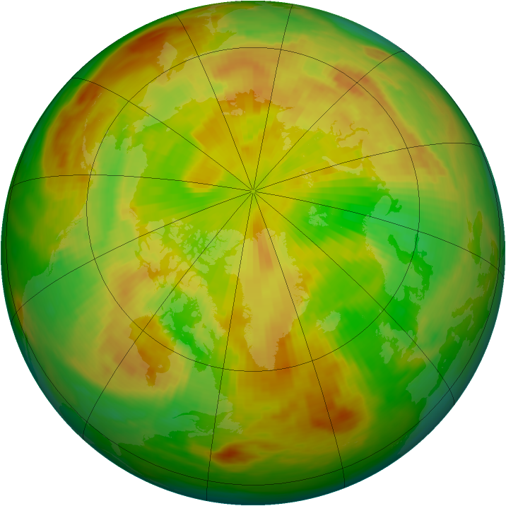 Arctic ozone map for 02 June 1979